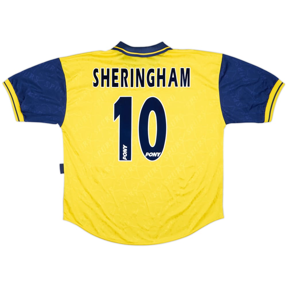 1995-97 Tottenham Third Shirt Sheringham #10 - 9/10 - (XL)