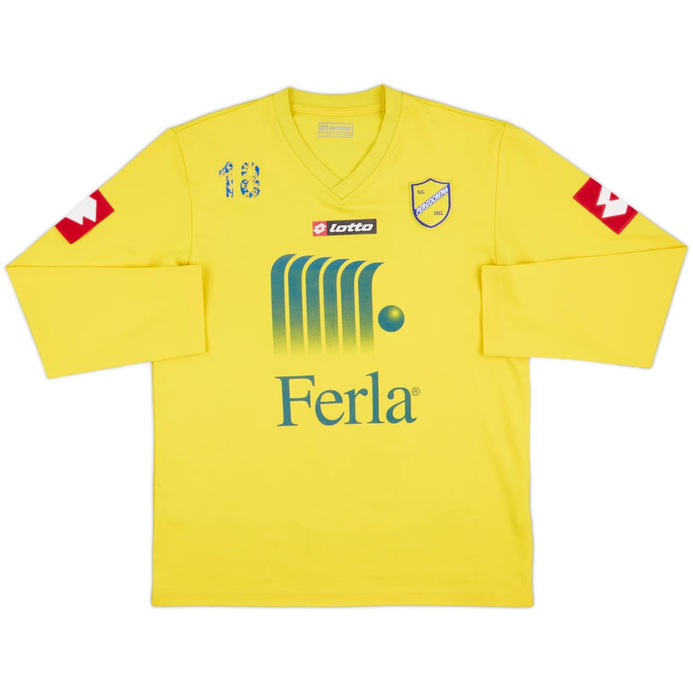 2009-10 Pergocrema Lotto Player Issue Training L/S Shirt #18 - 6/10 - (L)