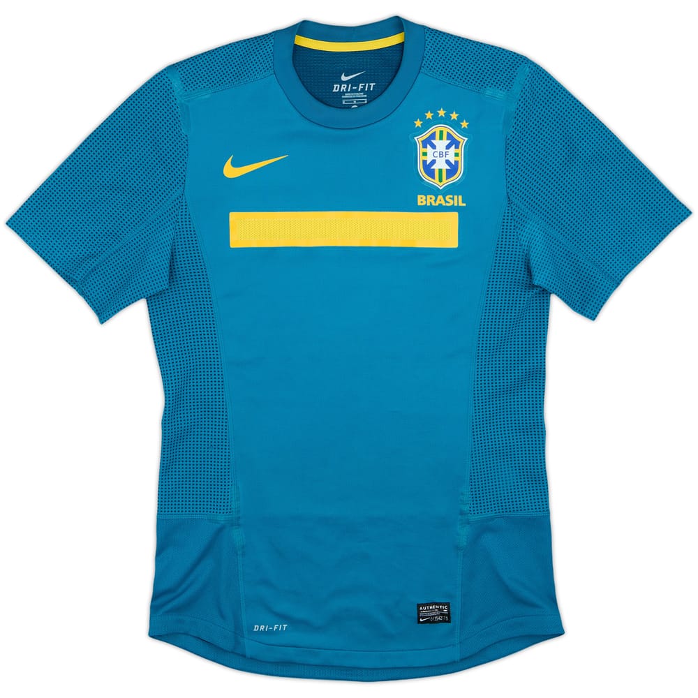 2011 Brazil Authentic Away Shirt - 10/10 - (M)