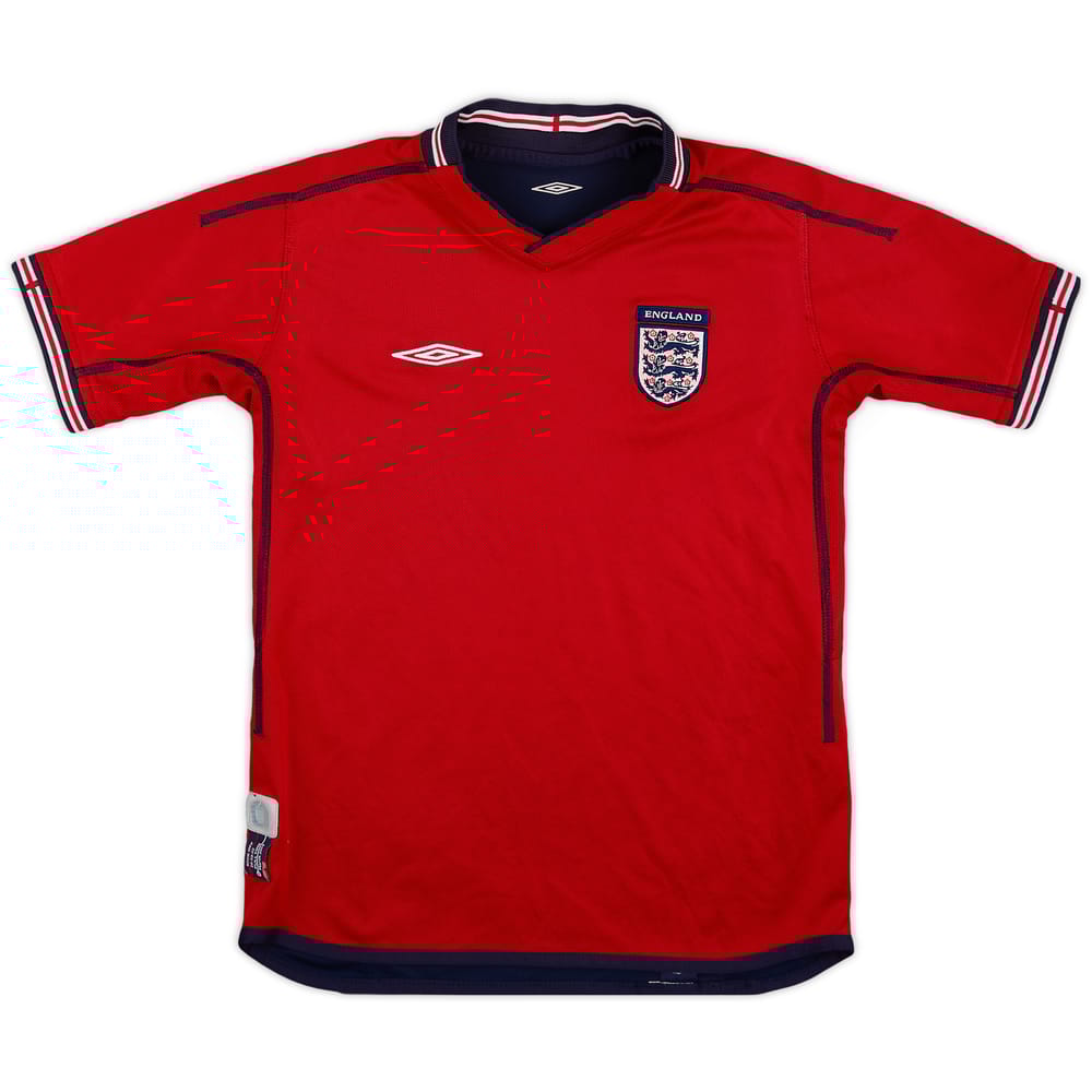 2002-04 England Away Shirt - 8/10 - (L.Boys)
