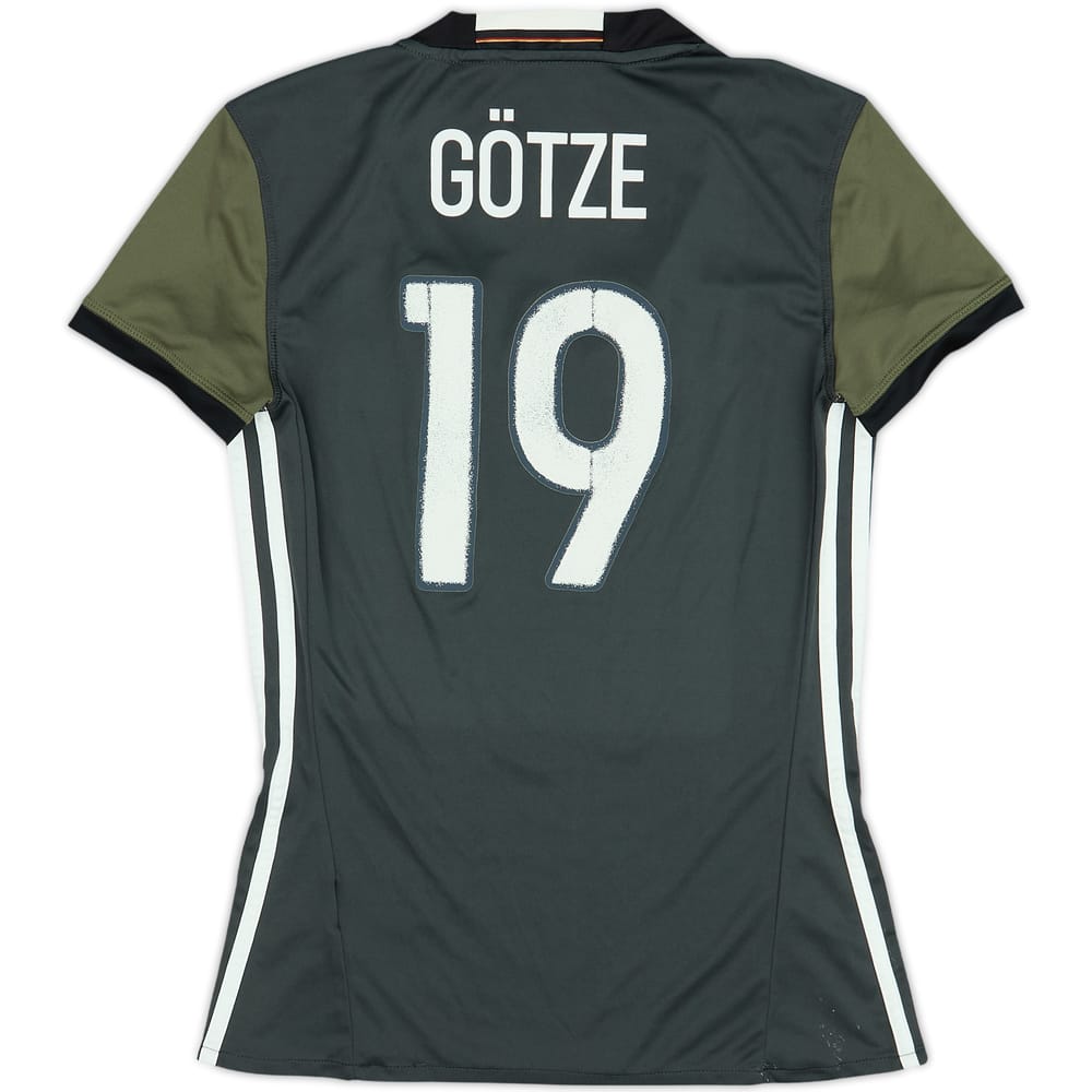 2015-17 Germany Away Shirt Gotze #19 - 9/10 - (Women's S)