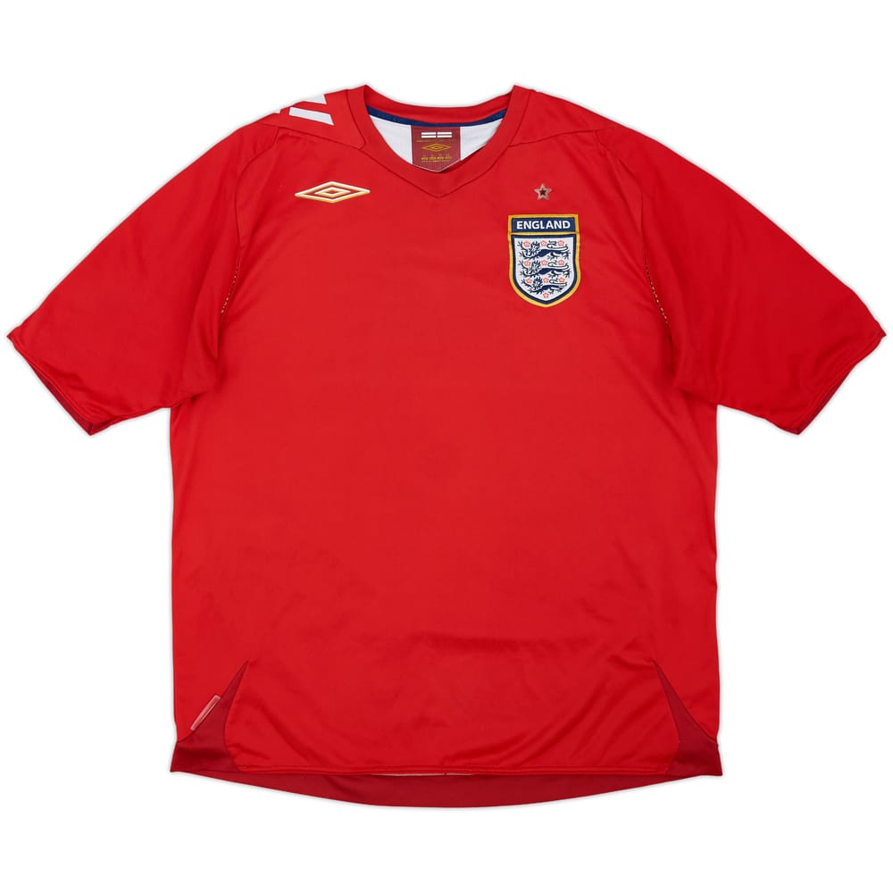 2006-08 England Away Shirt - 5/10 - (XL)