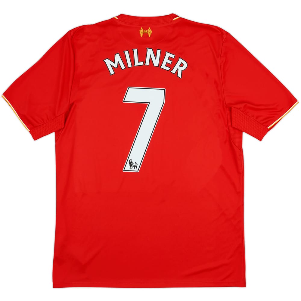 2015-16 Liverpool Home Shirt Milner #7 - 8/10 - (M)