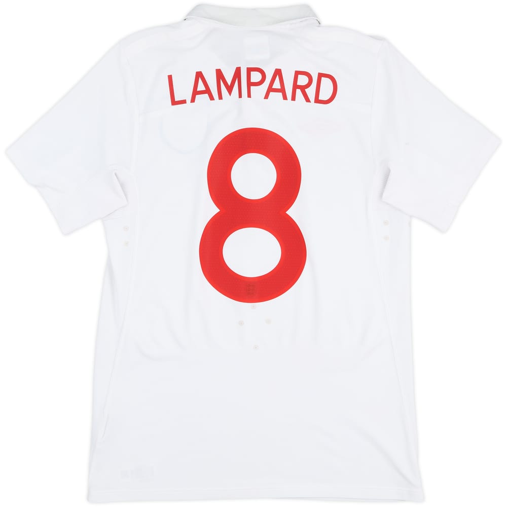 2009-10 England 'South Africa' Home Shirt Lampard #8 - 6/10 - (S)