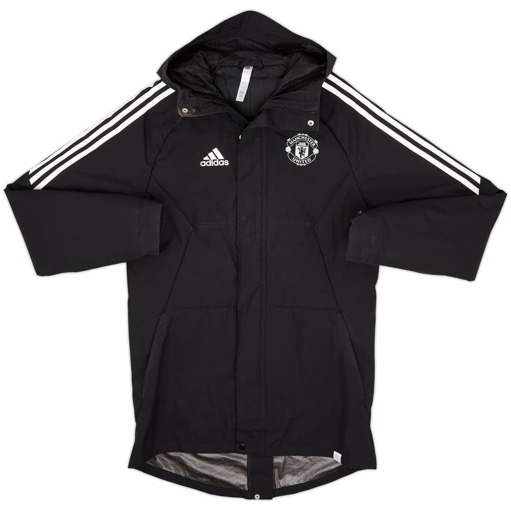 2022-23 Manchester United adidas Hooded Rain Coat - 8/10 - (XS)