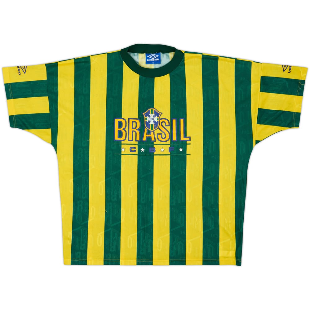 1994-96 Brazil Umbro Leisure Shirt - 6/10 - (XL)