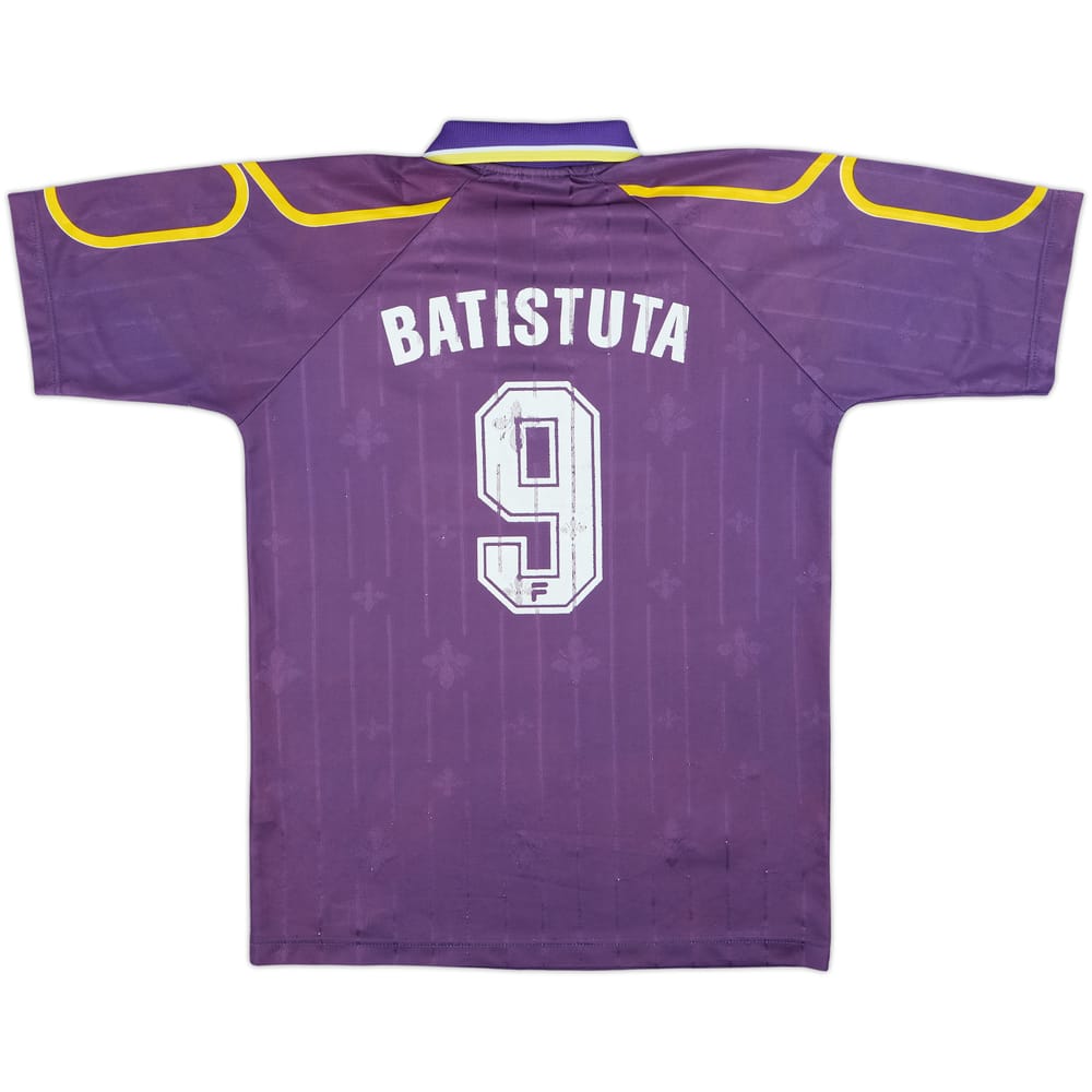 1997-98 Fiorentina Home Shirt Batistuta #9 - 6/10 - (M)