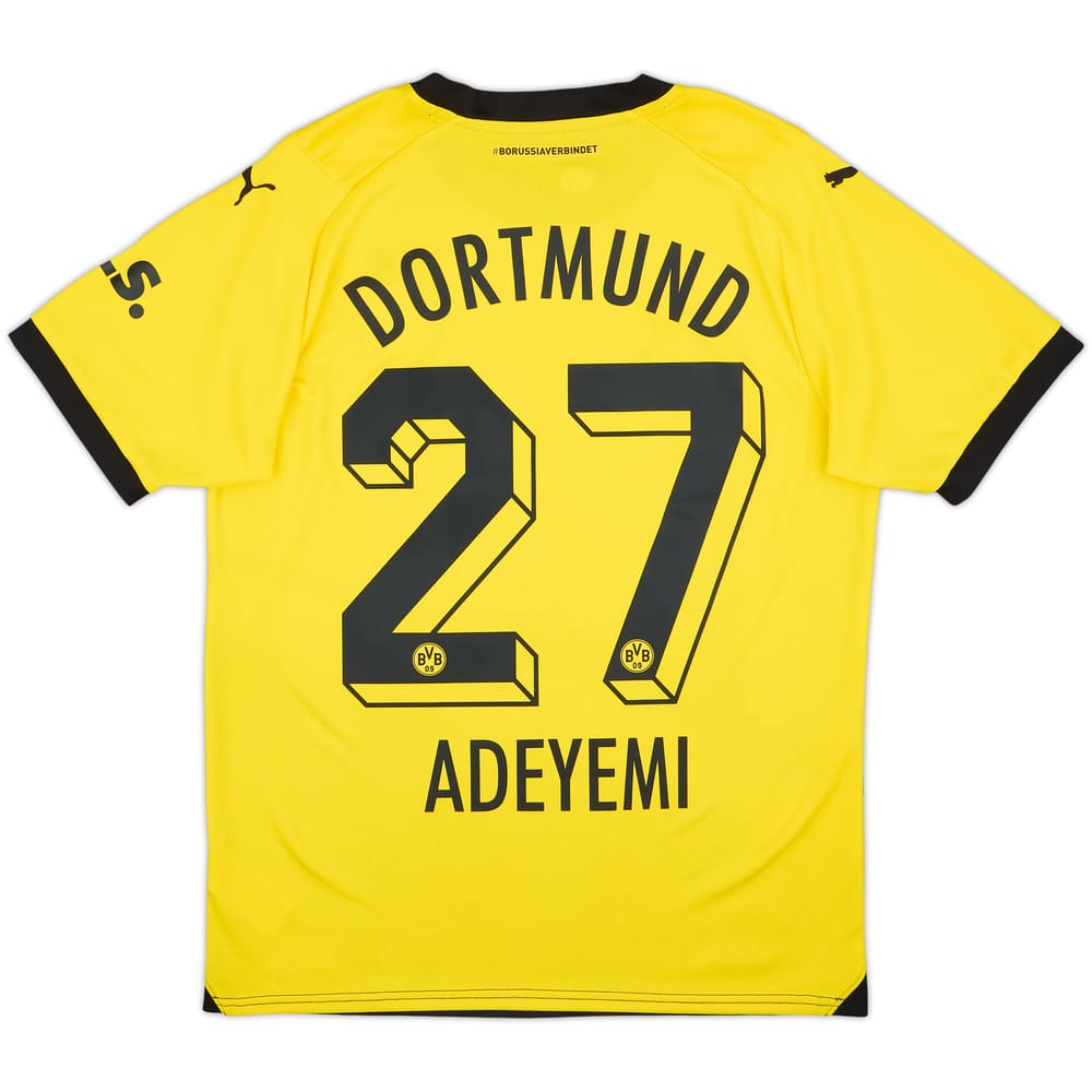 2023-24 Borussia Dortmund Home Shirt Adeyemi #27 - 10/10 - (M)