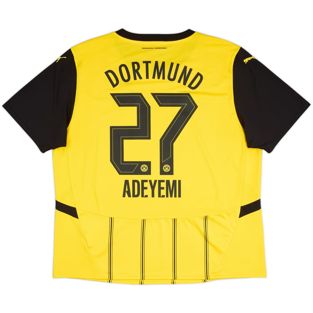 2024-25 Borussia Dortmund Home Shirt Adeyemi #27 - 10/10 - (XXL)