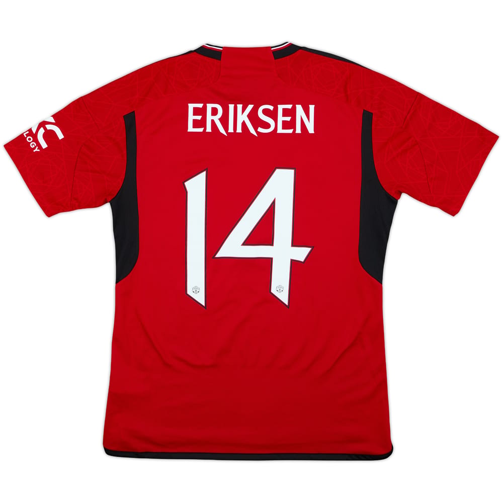 2023-24 Manchester United Home Shirt Eriksen #14 - 8/10 - (M)