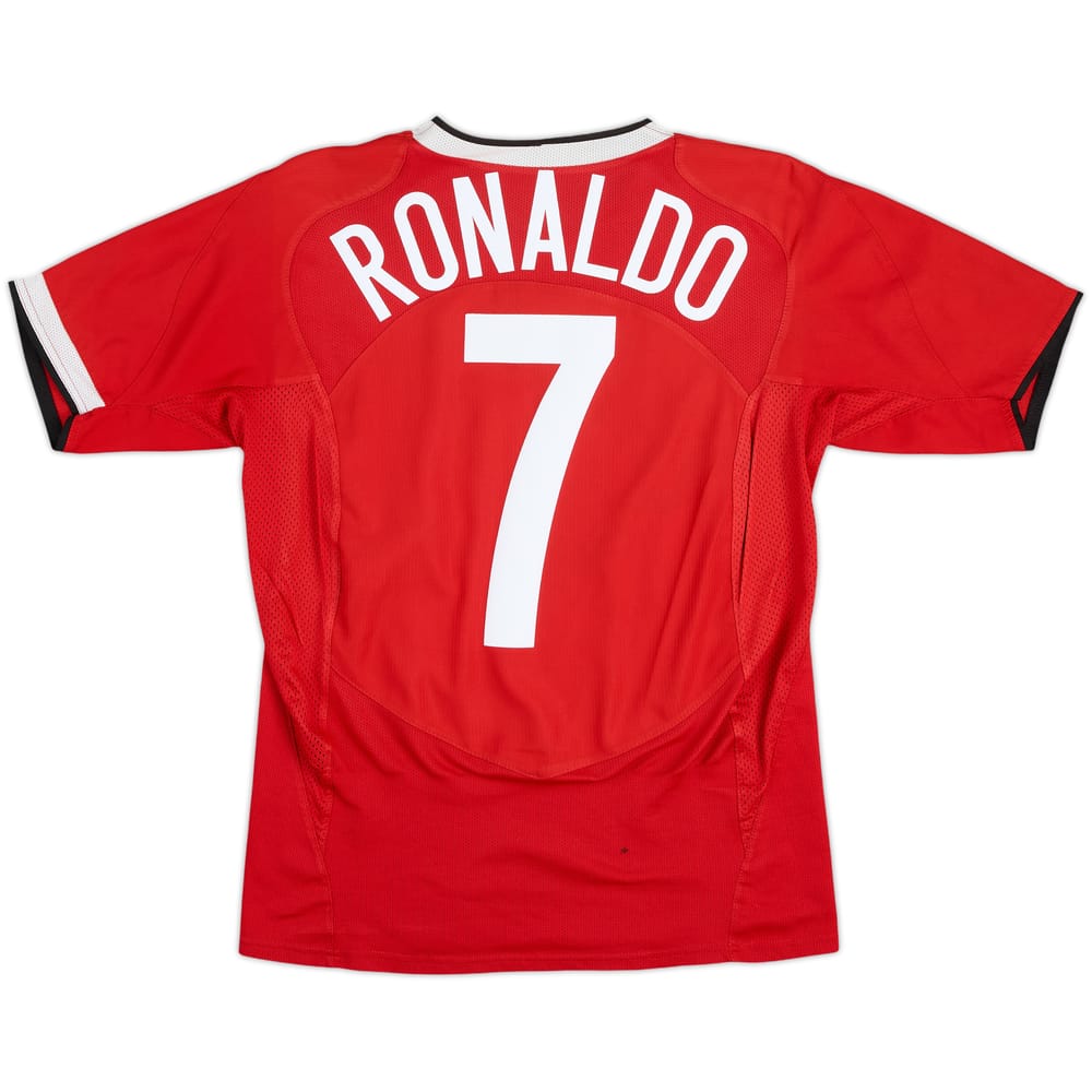 2004-06 Manchester United Home Shirt Ronaldo #7 - 8/10 - (13-15 Years)
