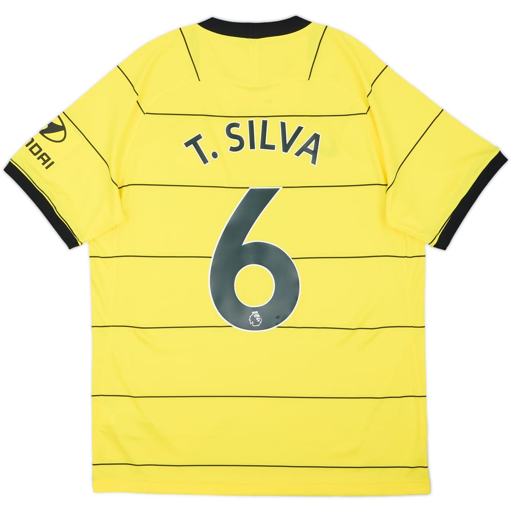 2021-22 Chelsea Away Shirt T.Silva #6 - 10/10 - (L)