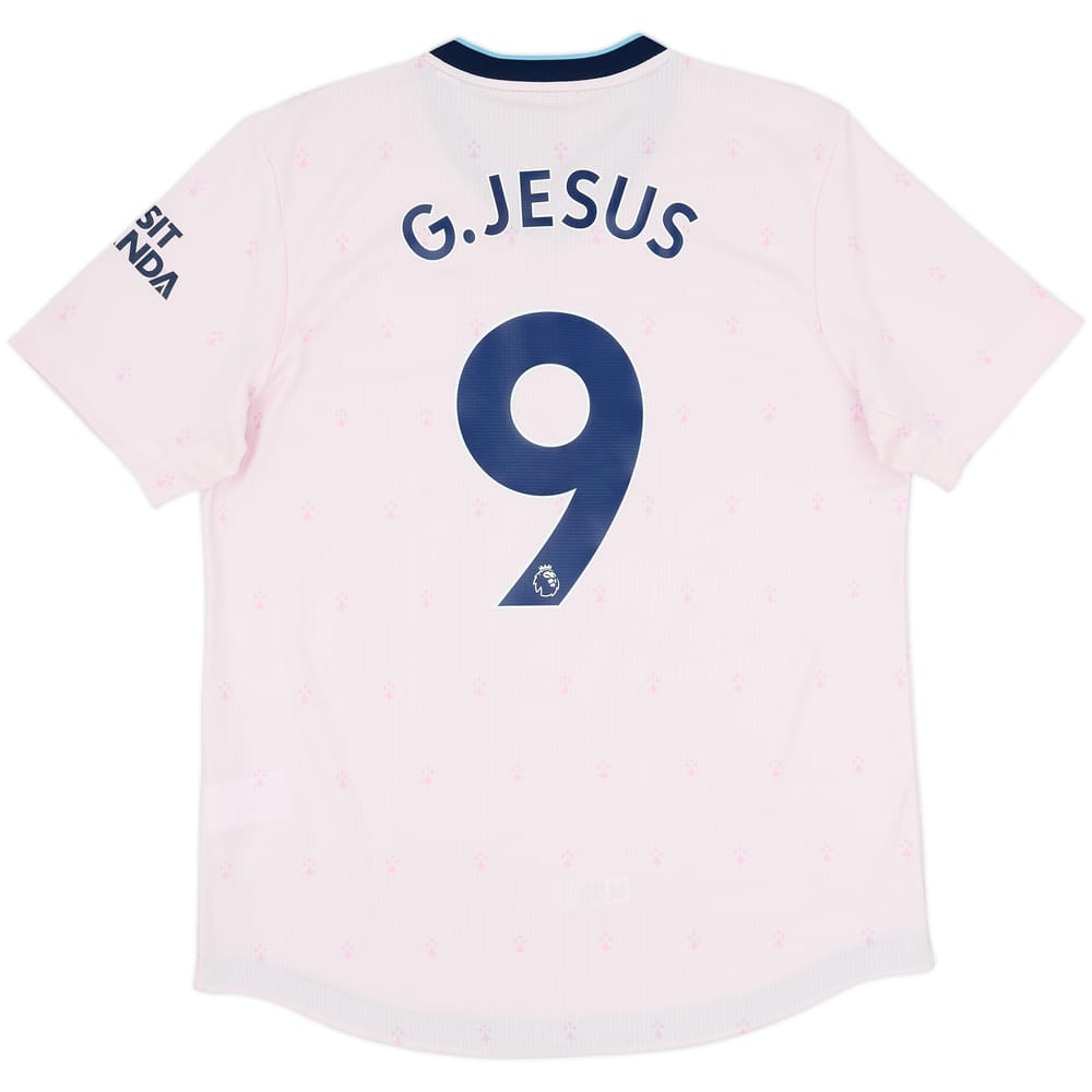 2022-23 Arsenal Authentic Third Shirt G.Jesus #9 - 8/10 - (L)