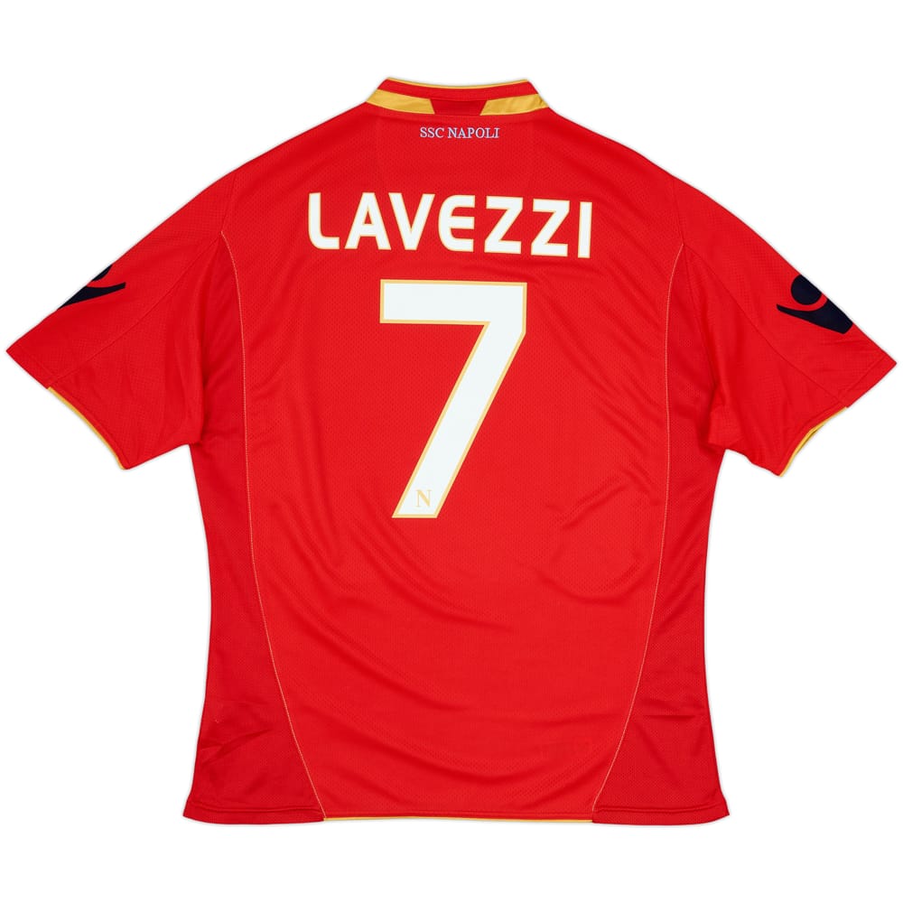2009-10 Napoli Third Shirt Lavezzi #7 - 8/10 - (L)