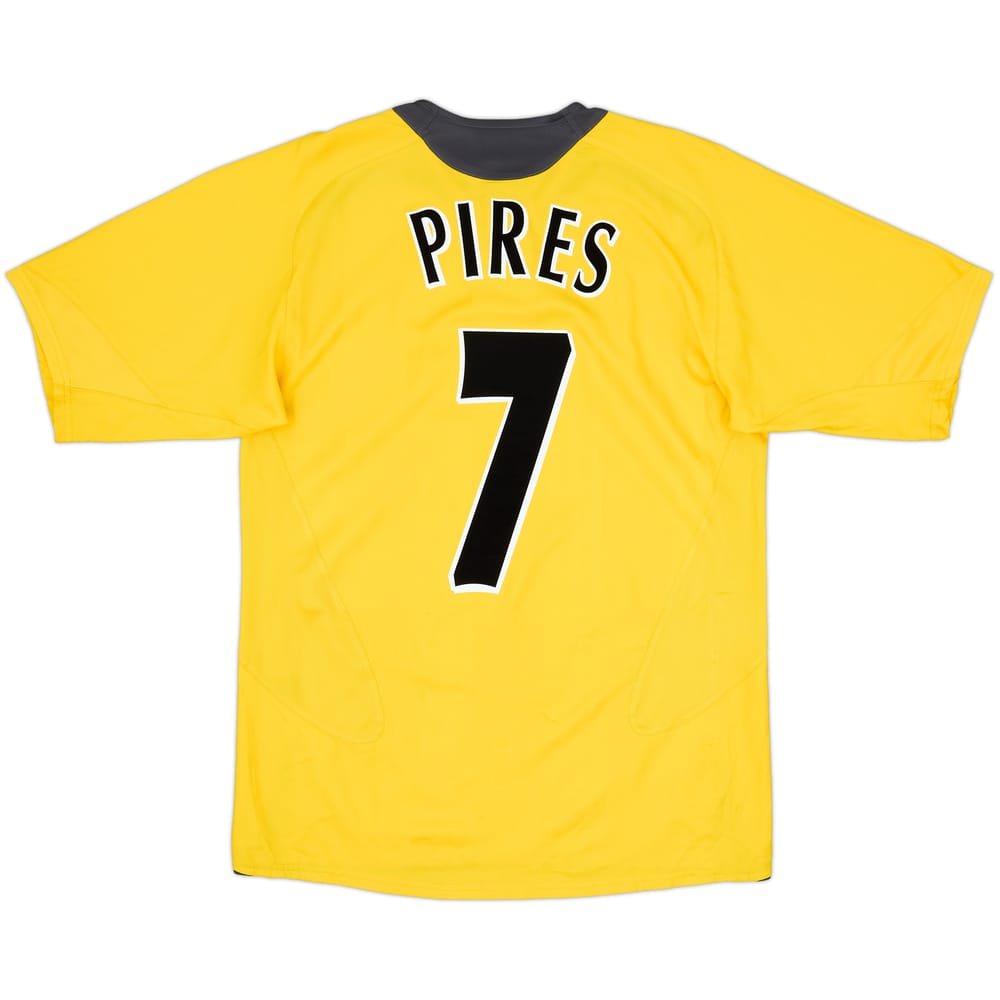2005-06 Arsenal Away Shirt Pires #7 - 6/10 - (M)