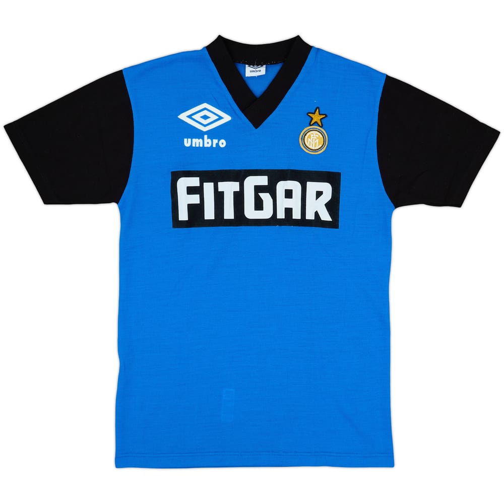 1991-92 Inter Milan Umbro Training Shirt - 9/10 - (S)
