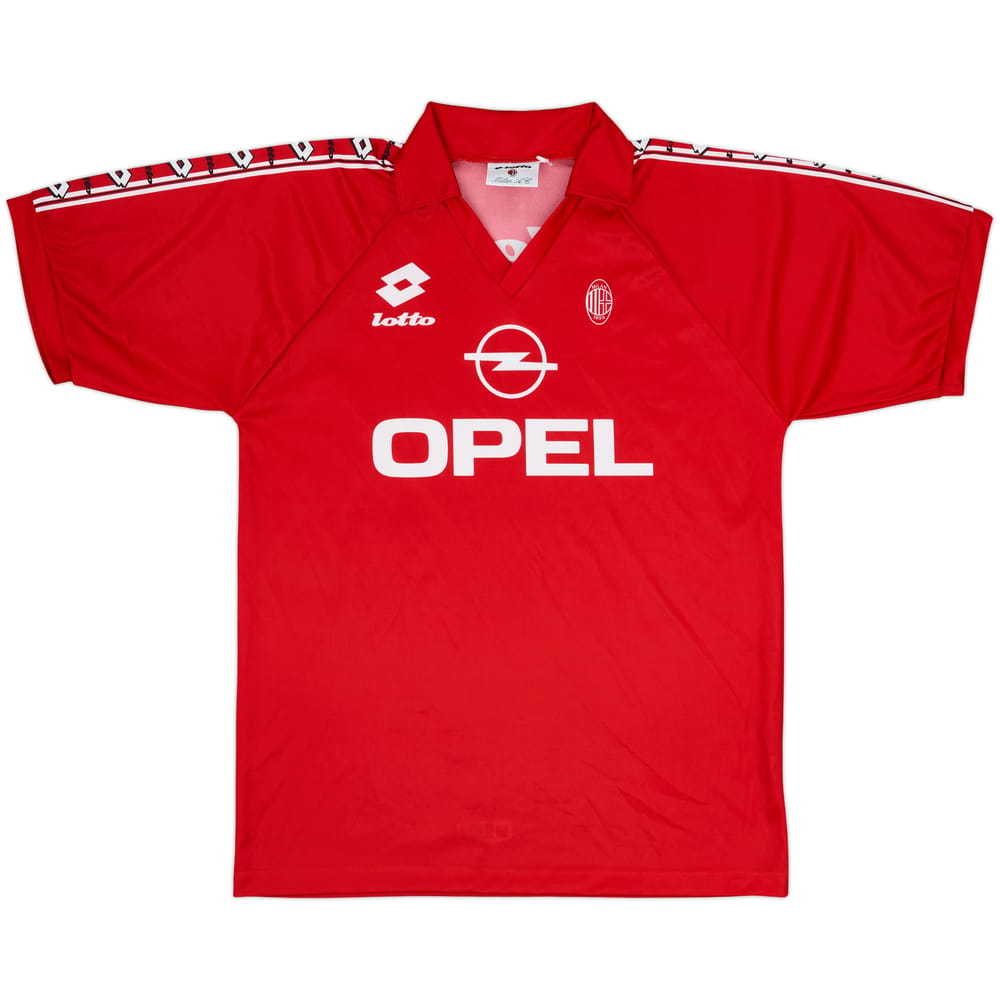 1995-96 AC Milan Lotto Training Shirt - 8/10 - (L)