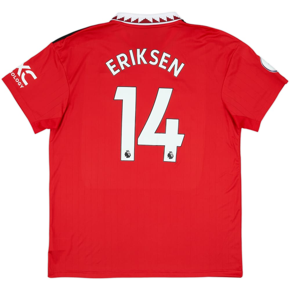2022-23 Manchester United Home Shirt Eriksen #14 - 10/10 - (XL)