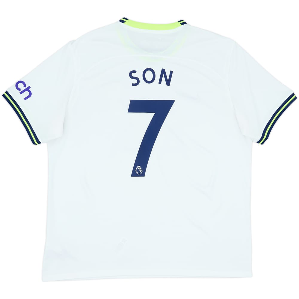 2022-23 Tottenham Home Shirt Son #7 - 8/10 - (XL)