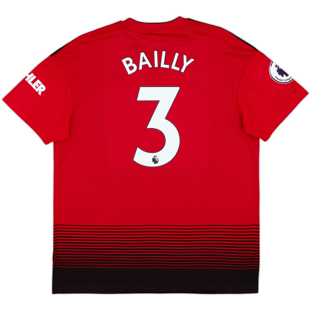 2018-19 Manchester United Home Shirt Bailly #3 - 10/10 - (XL)