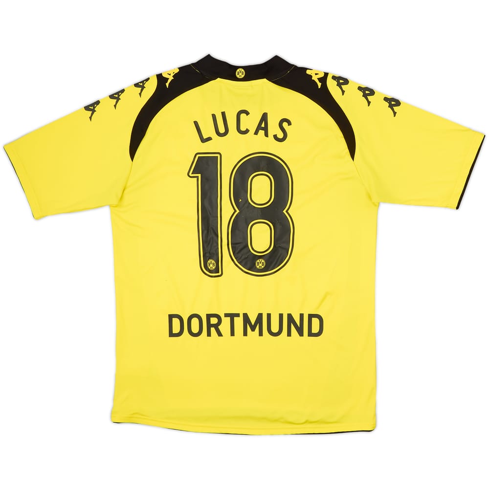 2009-10 Borussia Dortmund Home Shirt Lucas #18 - 6/10 - (XL)