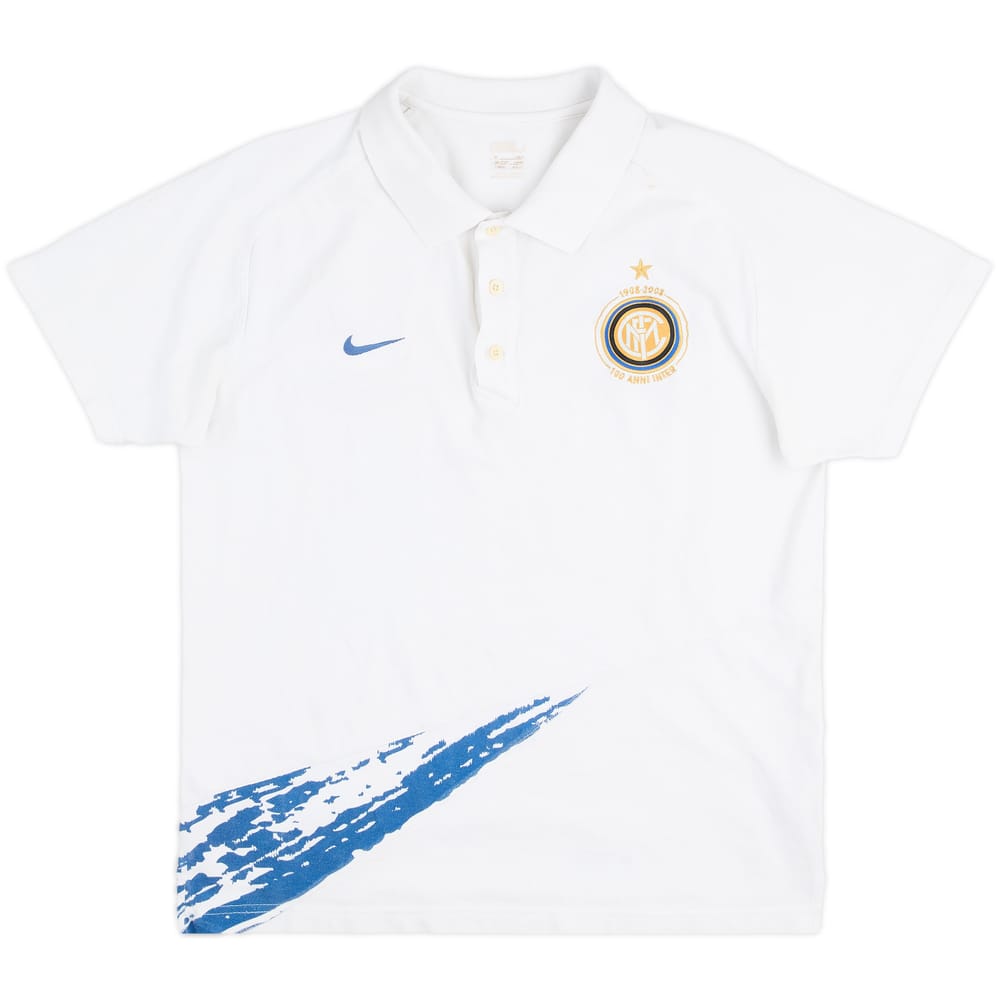 2007-08 Inter Milan Nike Polo Shirt - 6/10 - (M)