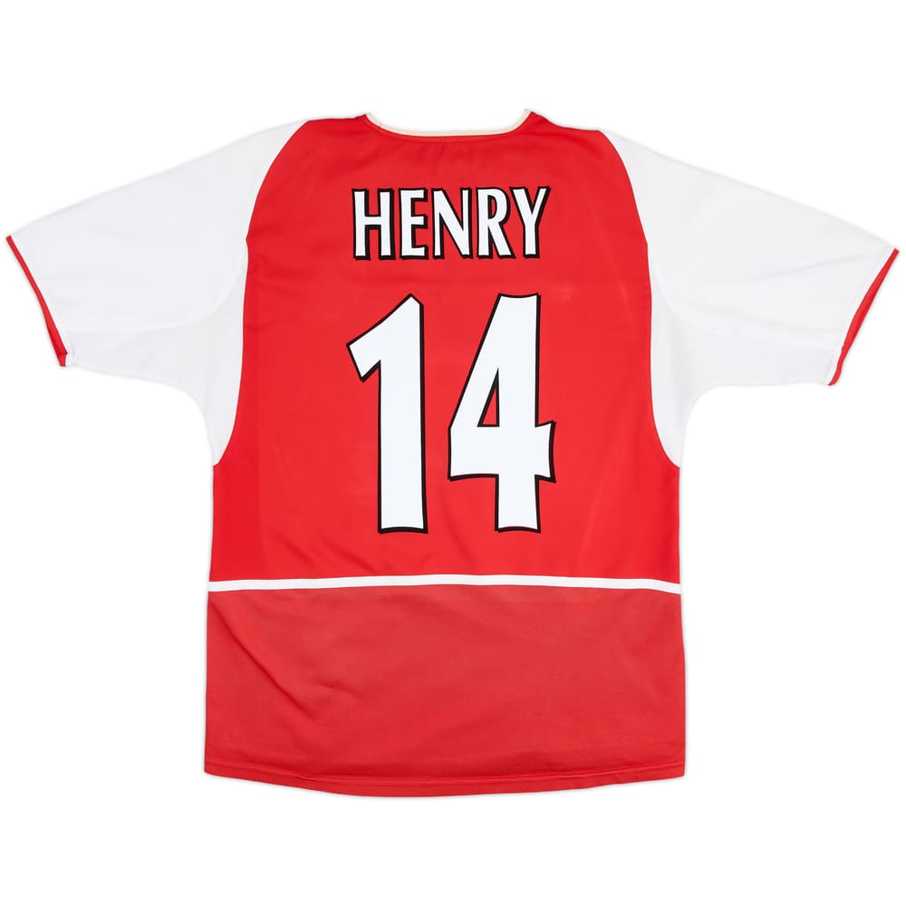 2002-04 Arsenal Home Shirt Henry #14 - 6/10 - (M)