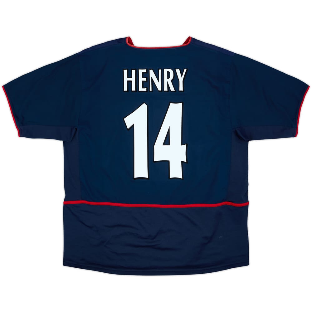 2002-04 Arsenal Away Shirt Henry #14 - 8/10 - (XXL)