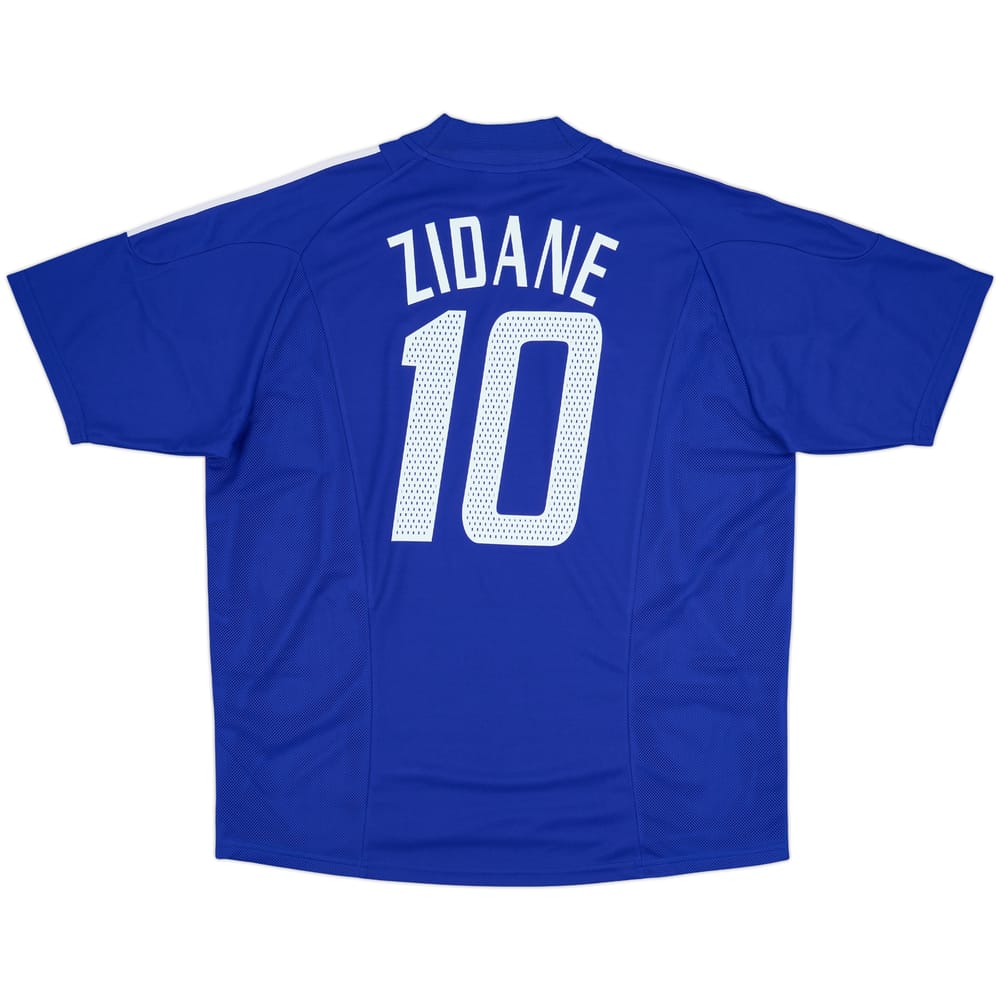 2002-04 France Home Shirt Zidane #10 (XL)