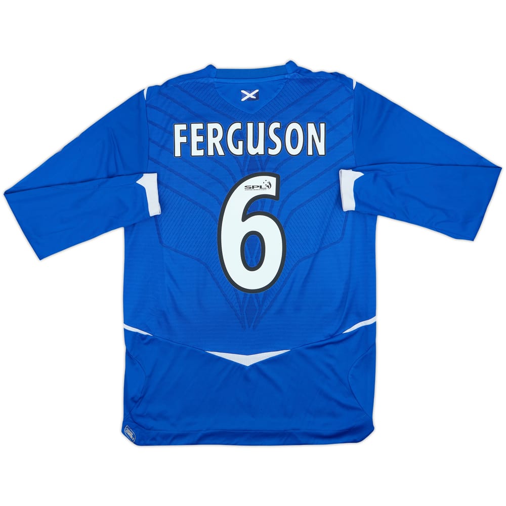 2008-09 Rangers Home L/S Shirt Ferguson #6 - 6/10 - (S)