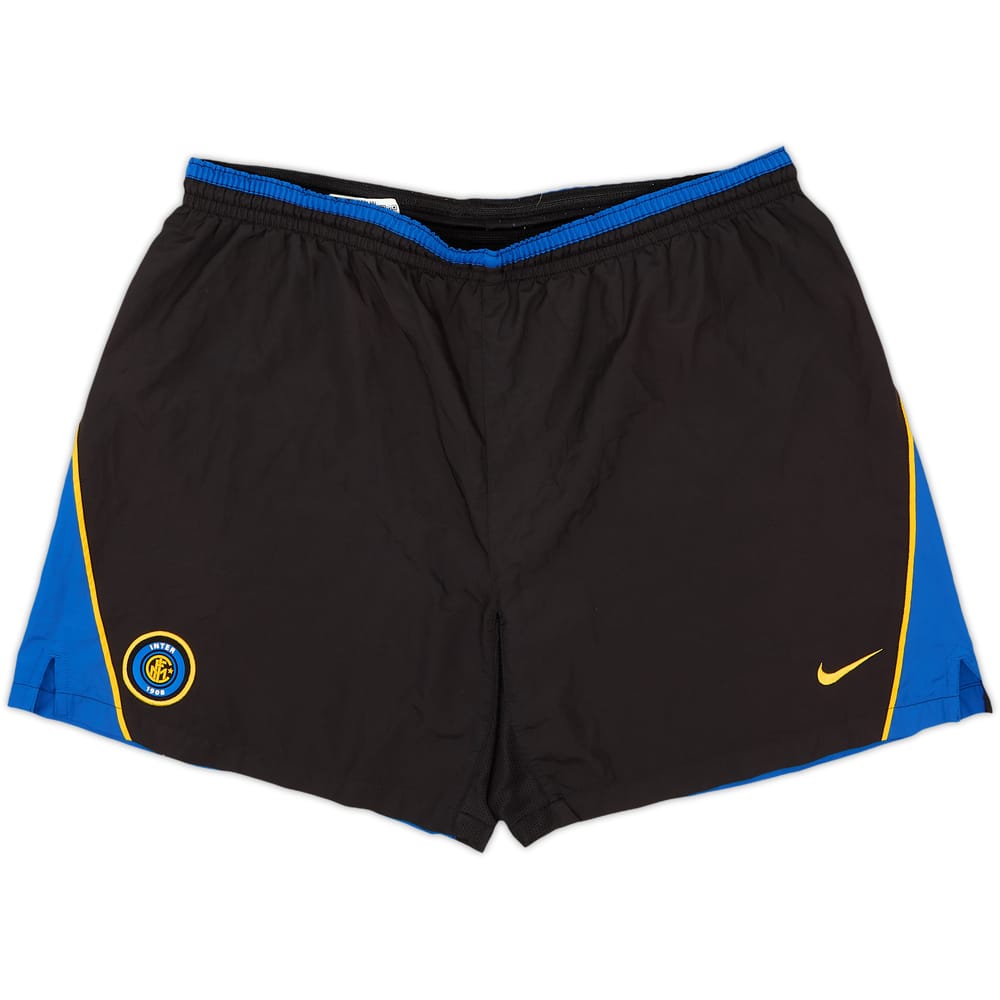 2001-02 Inter Milan Home Shorts - 8/10 - (XL)