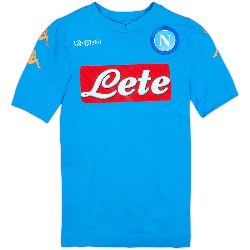 2016-17 Napoli Authentic European Home Shirt - 5/10 - (XS/S)