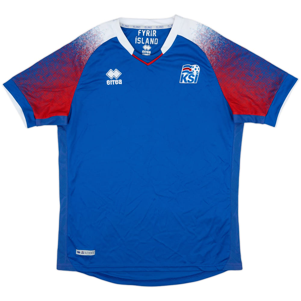 2018-19 Iceland Home Shirt - 9/10 - (XL)