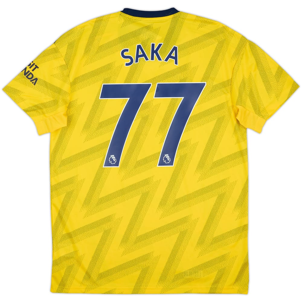 2019-20 Arsenal Away Shirt Saka #77 (L)