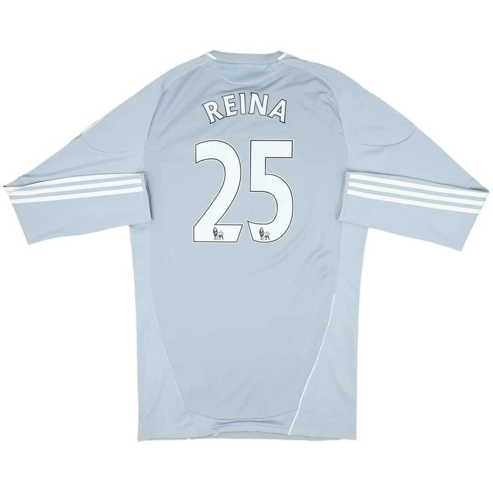 2010-12 Liverpool Player Issue TechFit GK Shirt Reina #25 (XXL)