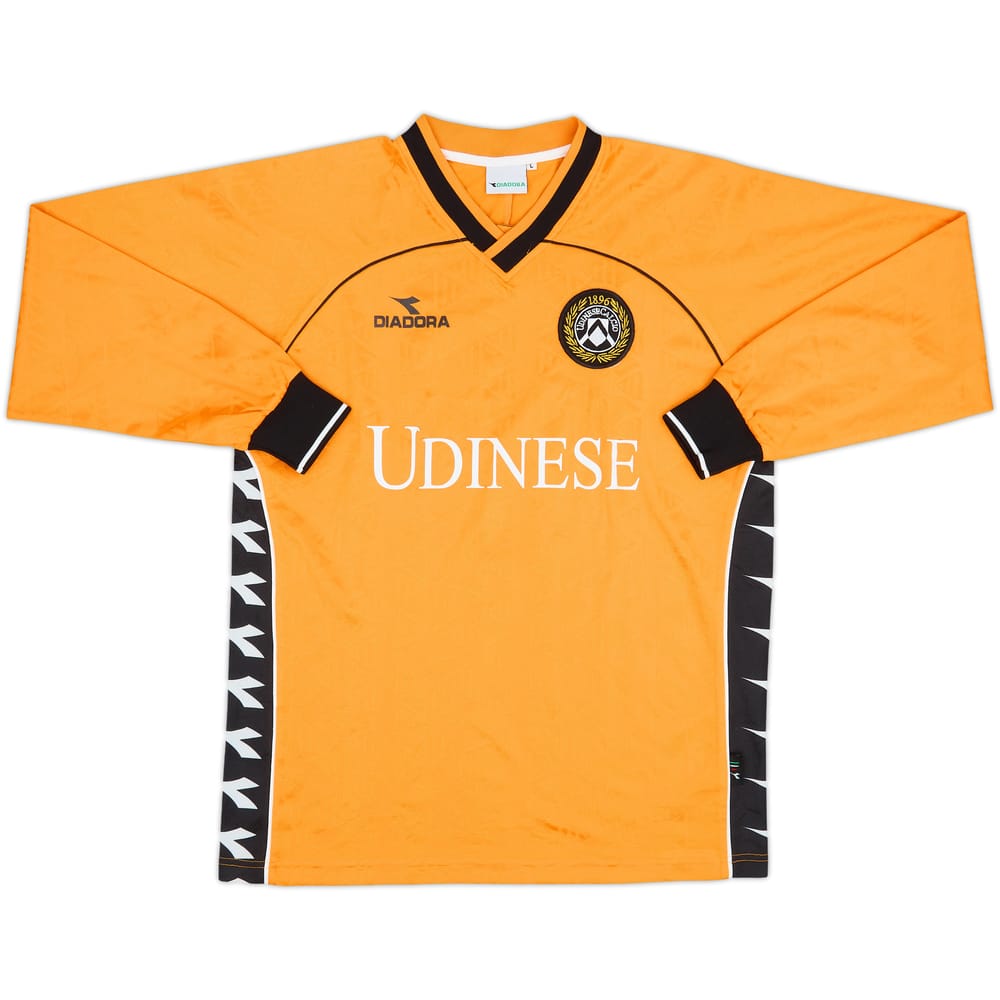 2001-02 Udinese Diadora Training L/S Shirt - 7/10 - (L)