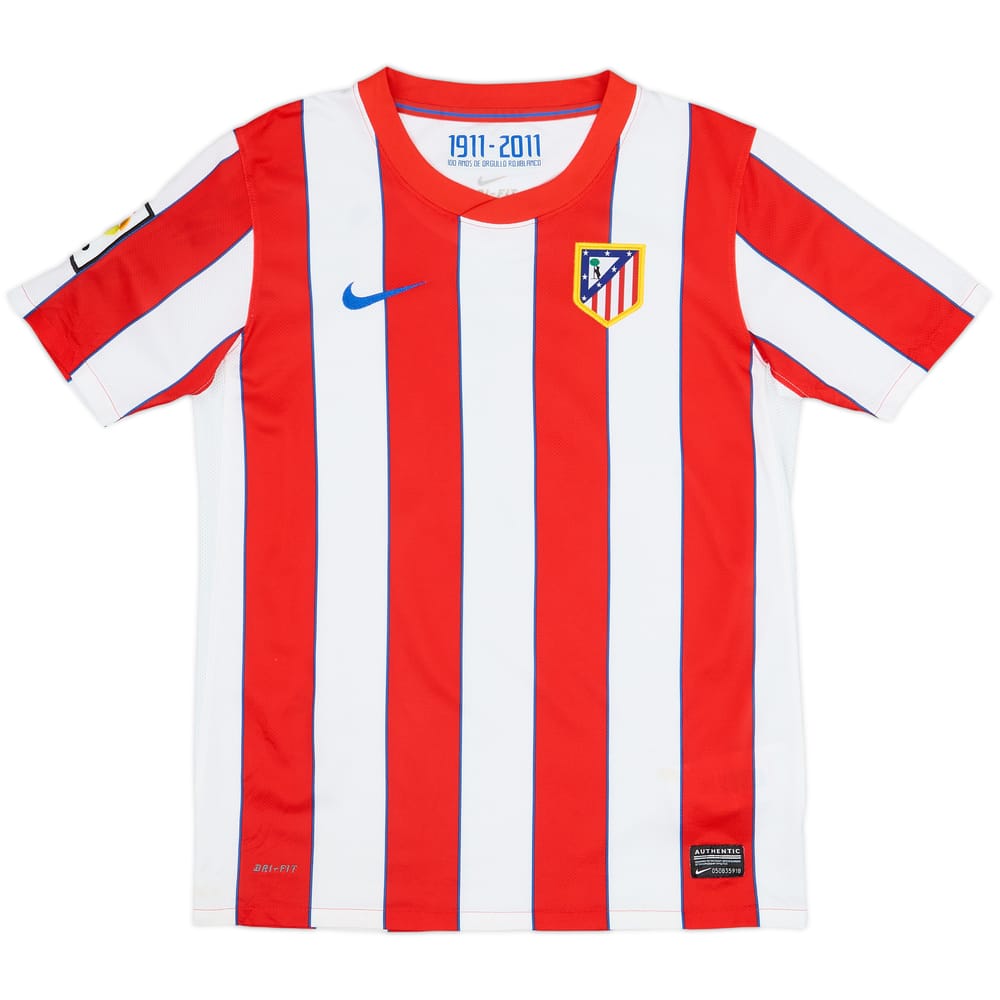 2011-12 Atletico Madrid Home Shirt - 9/10 - (12-13 Years)
