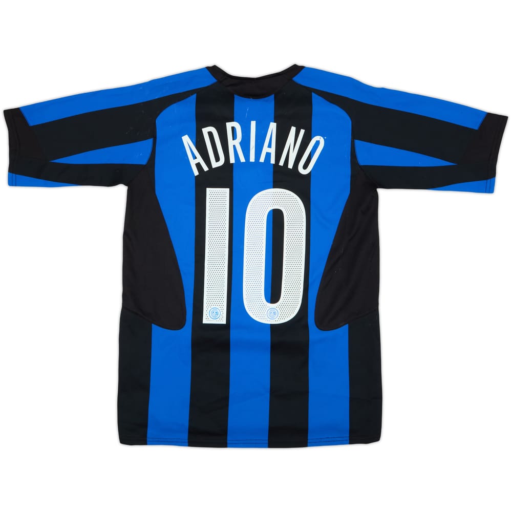 2005-06 Inter Milan Home Shirt Adriano #10 - 6/10 - (13-15 Years)