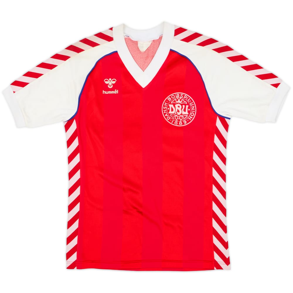 1984-86 Denmark Home Shirt - 8/10 - (12-13 Years)