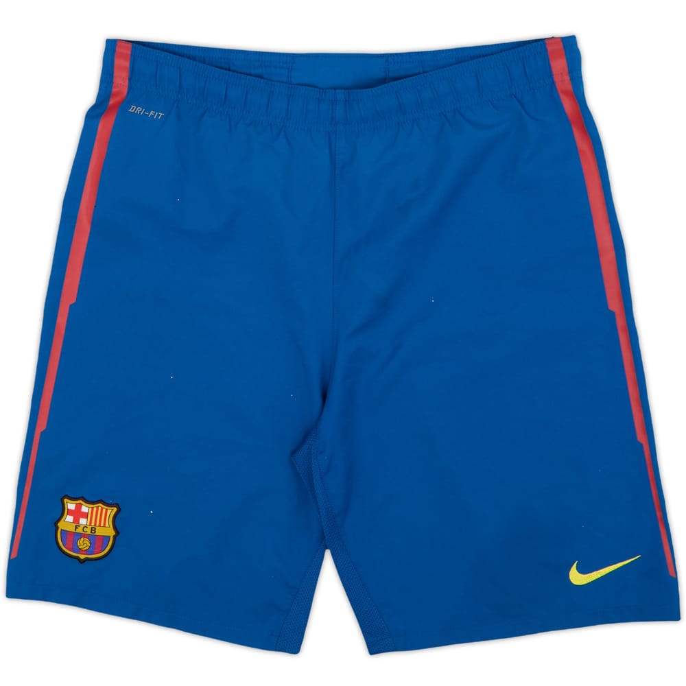 2011-12 Barcelona Home Shorts - 6/10 - (13-15 Years)