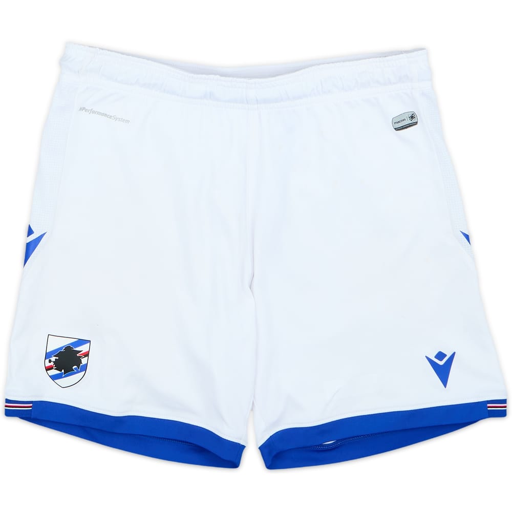 2020-21 Sampdoria Macron Training Shorts - 5/10 - (13-14 Years)