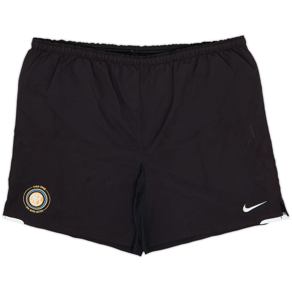2007-08 Inter Milan Centenary Away Shorts - 8/10 - (XL)