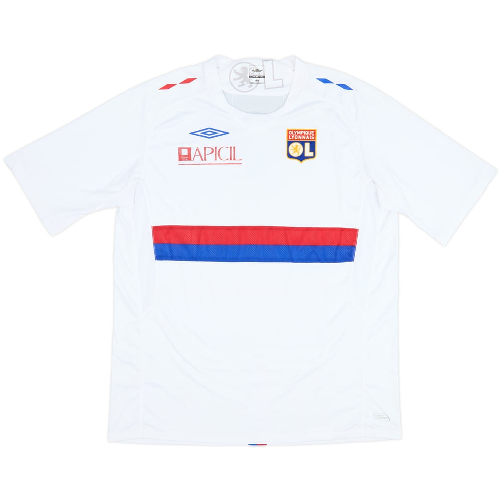 2009-10 Lyon Home Shirt - 6/10 - (XL)