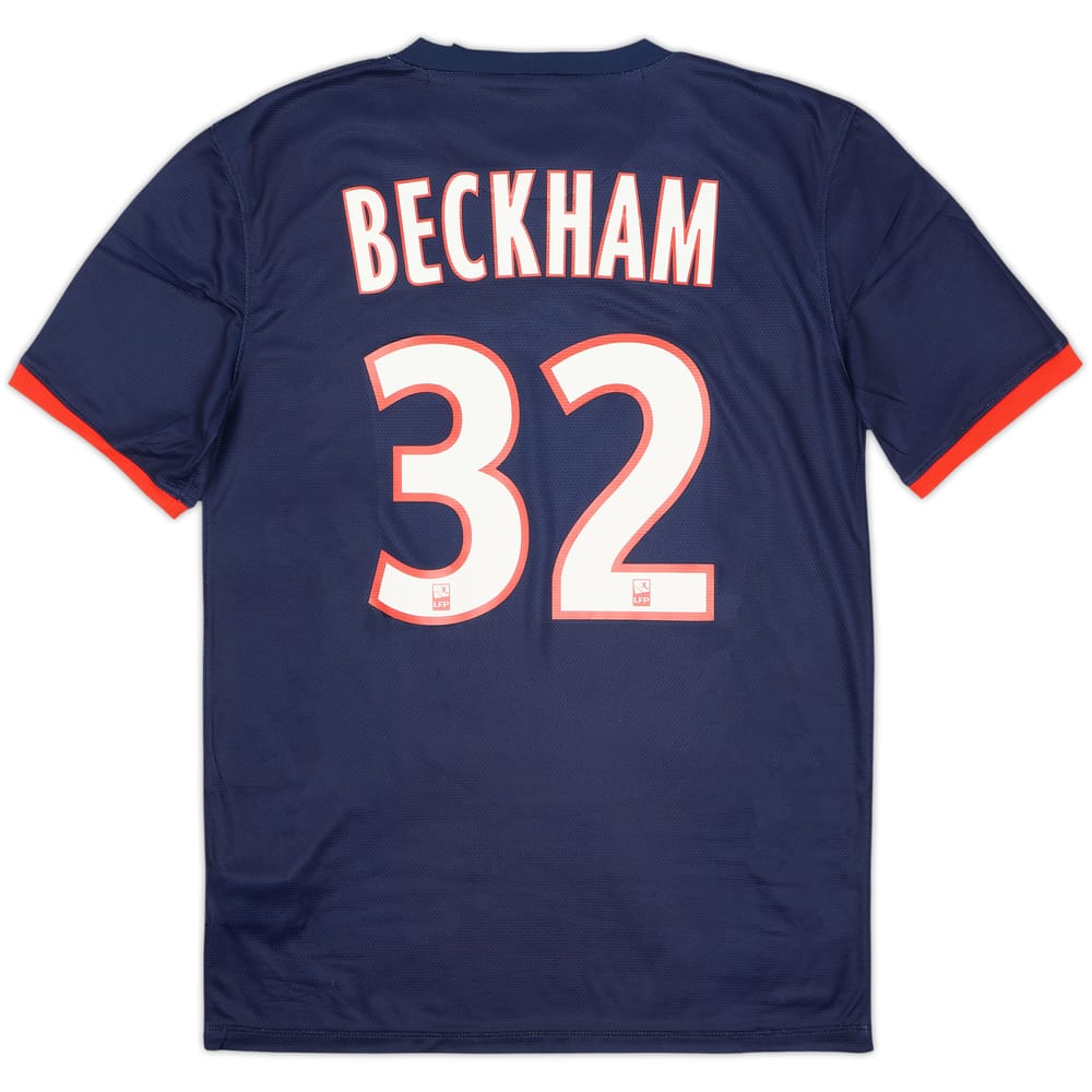 2013-14 Paris Saint-Germain Home Shirt Beckham #32 (S)