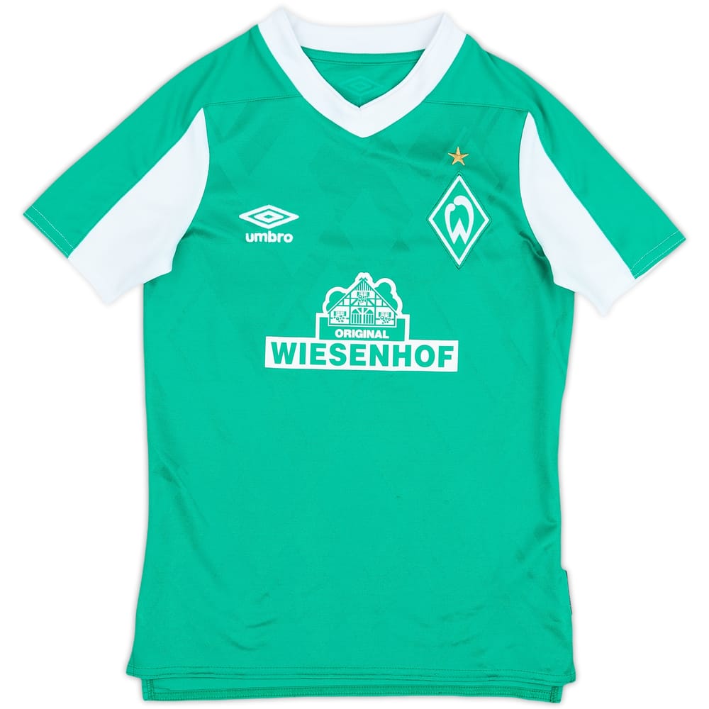 2020-21 Werder Bremen Home Shirt - 8/10 - (S.Boys)