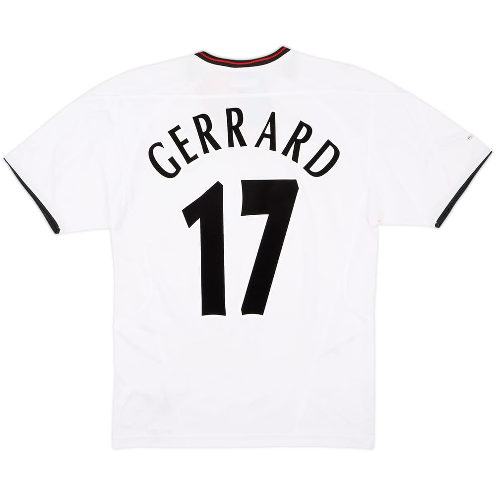 2003-04 Liverpool Away Shirt Gerrard #17 (S)