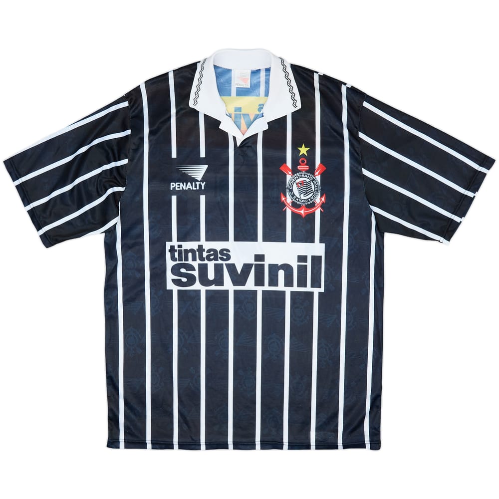 1995 Corinthians Away Shirt #7 - 9/10 - (XL)