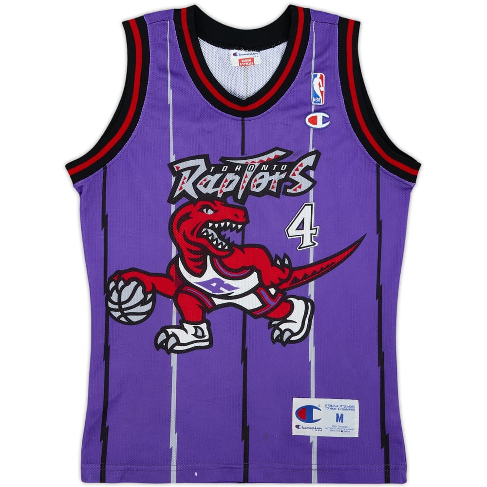 1995-96 Toronto Raptors Esposito #4 Champion Away Jersey - 7/10 - (L.Boys)