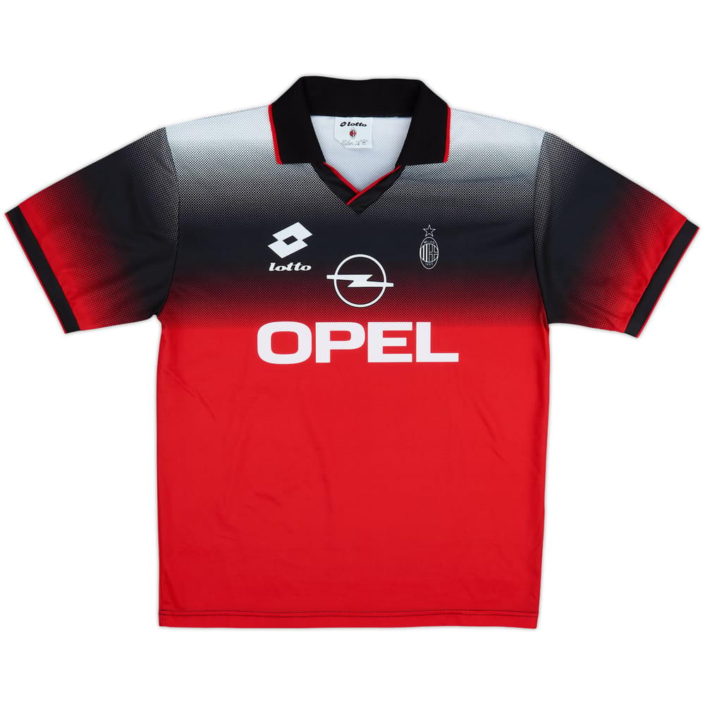 1995-96 AC Milan Lotto Training Shirt - 9/10 - (L)