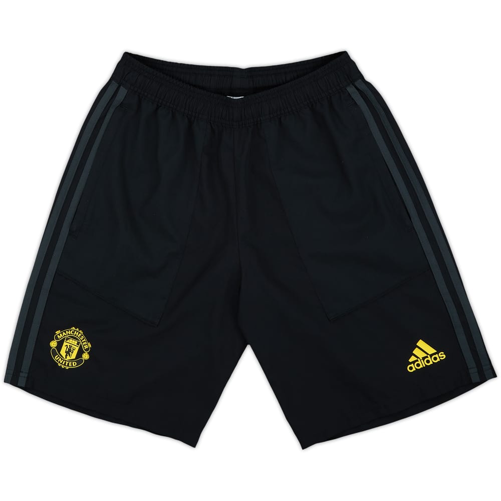 2019-20 Manchester United adidas Training Shorts - 10/10 - (S)